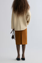 Boyfriend Collar Sweater in wool and yak-blend