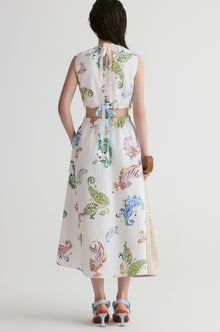 Santorini Paisley Maxi Dress