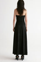 Strapless Jersey Maxi Dress