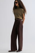 Relaxed Gabardine Trousers Almandine