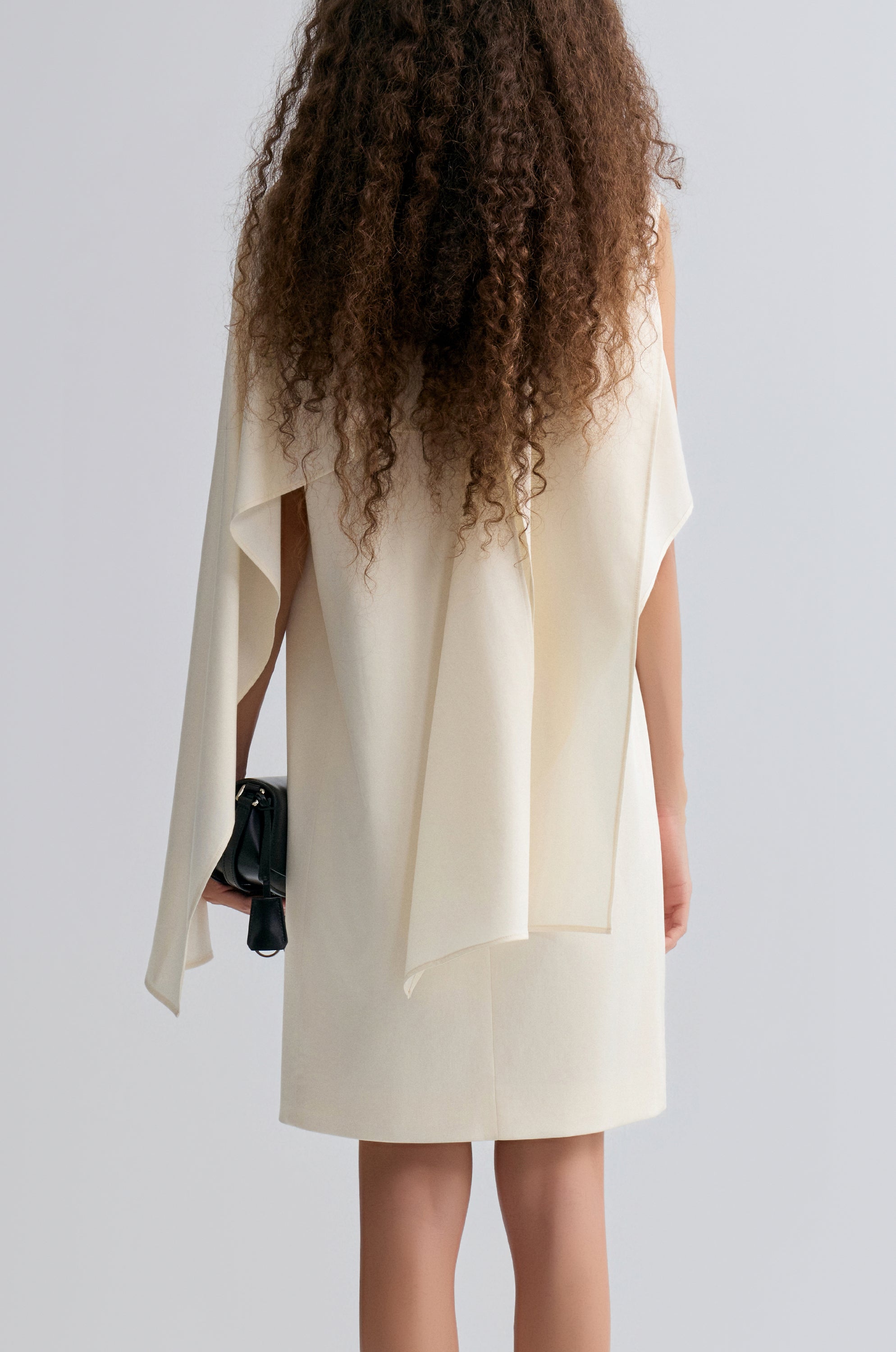 Opera Cape Dress Ivory
