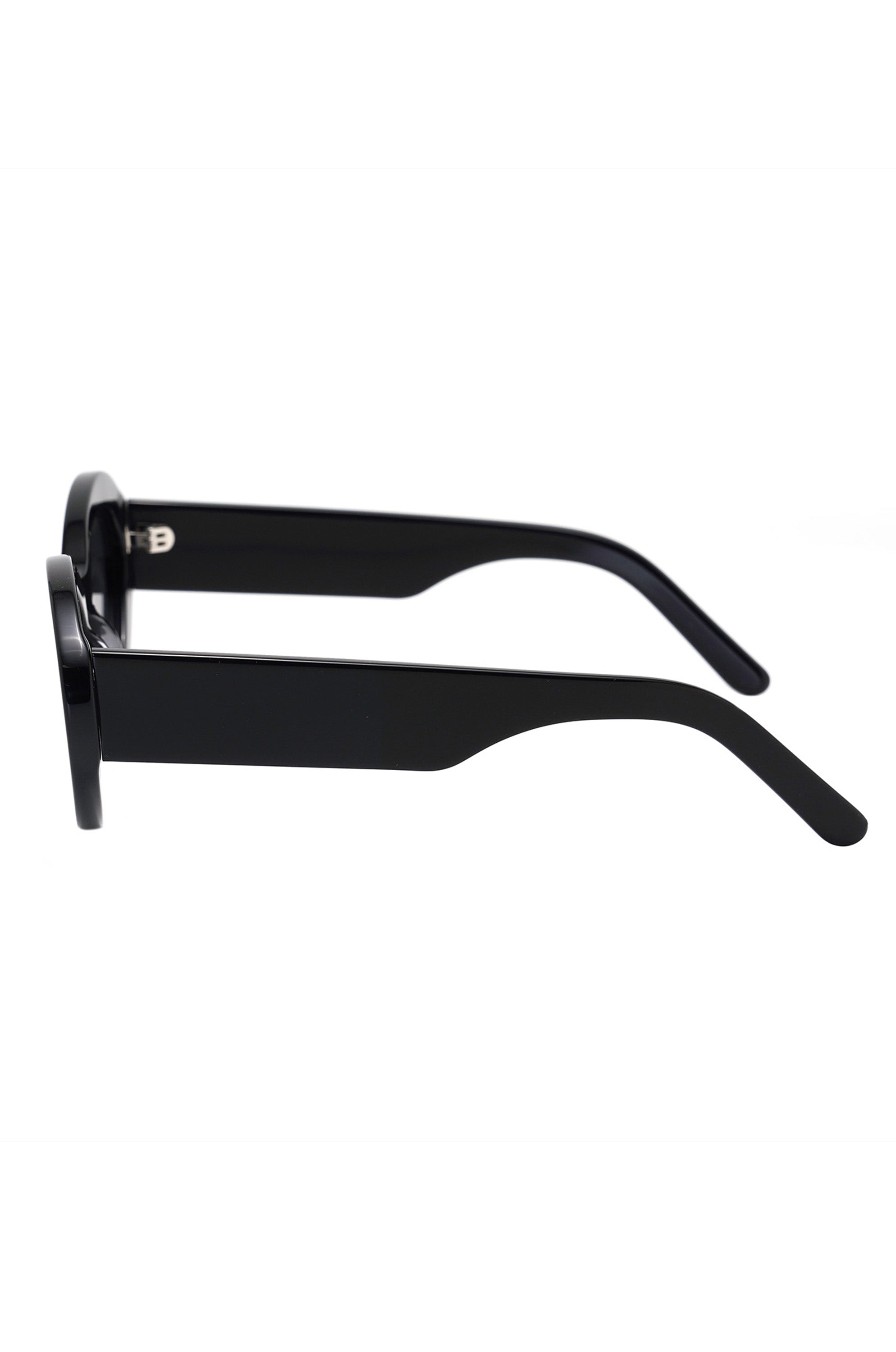 Shimmer Cat-eye sunglasses-Black