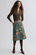 Rosetta Jacquard Skirt Grey