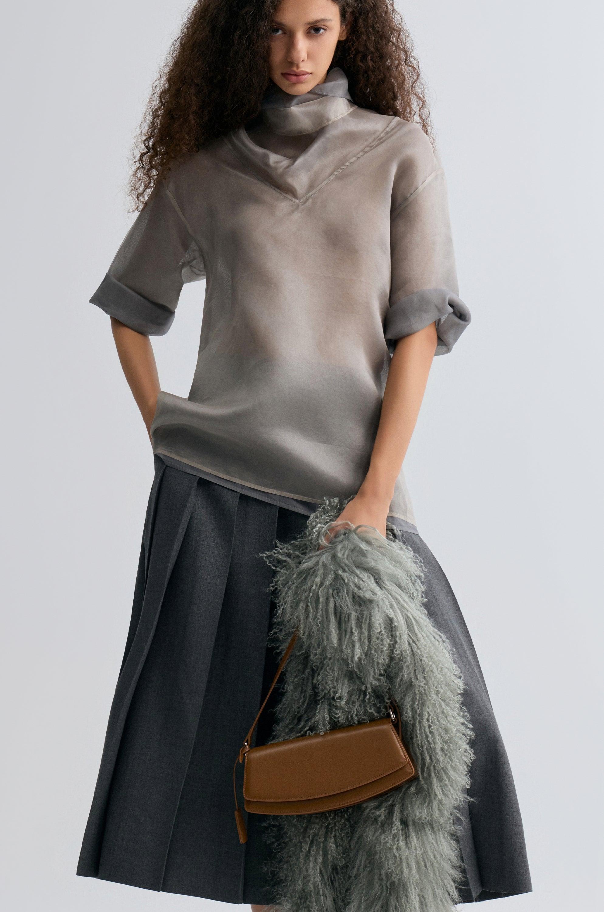 90s Utility Shoulder Bag Tobacco