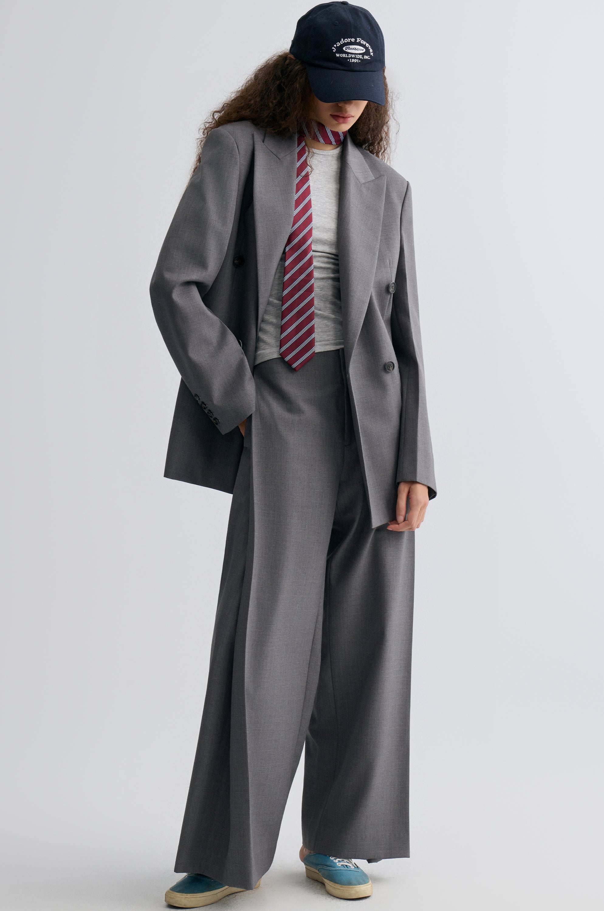 Marlene Pleat Tailored Trousers