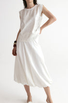 Amalfi Ballon Skirt-White