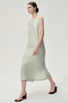 Sleeveless Open-back Maxi Dress Dust Mint