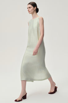 Sleeveless Open-back Maxi Dress Dust Mint
