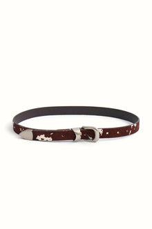 Cow-print Belt