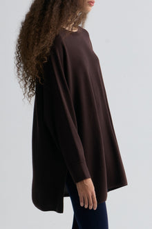 Cozy Merino Wool Sweater Chocolate