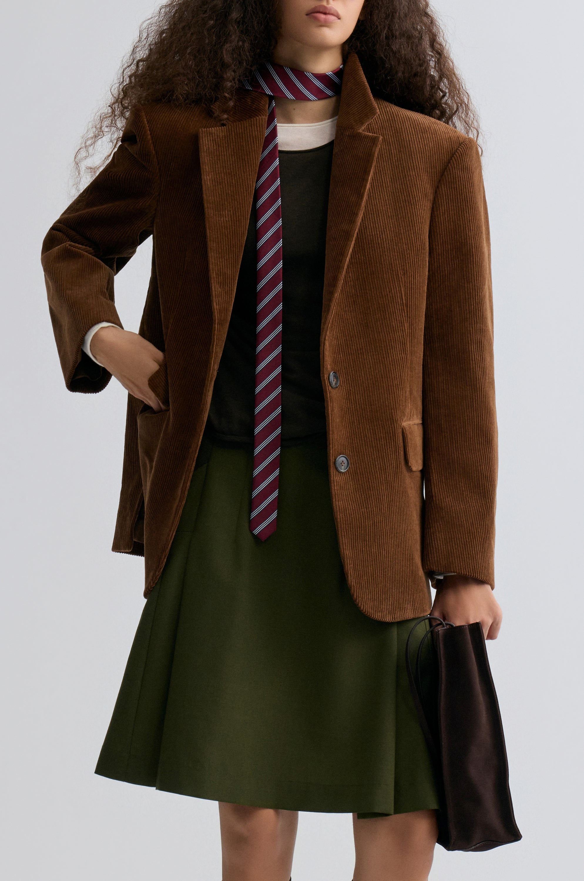 Boxy Corduroy Blazer