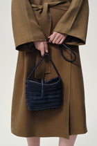 Brise Woven Small Cabas Navy