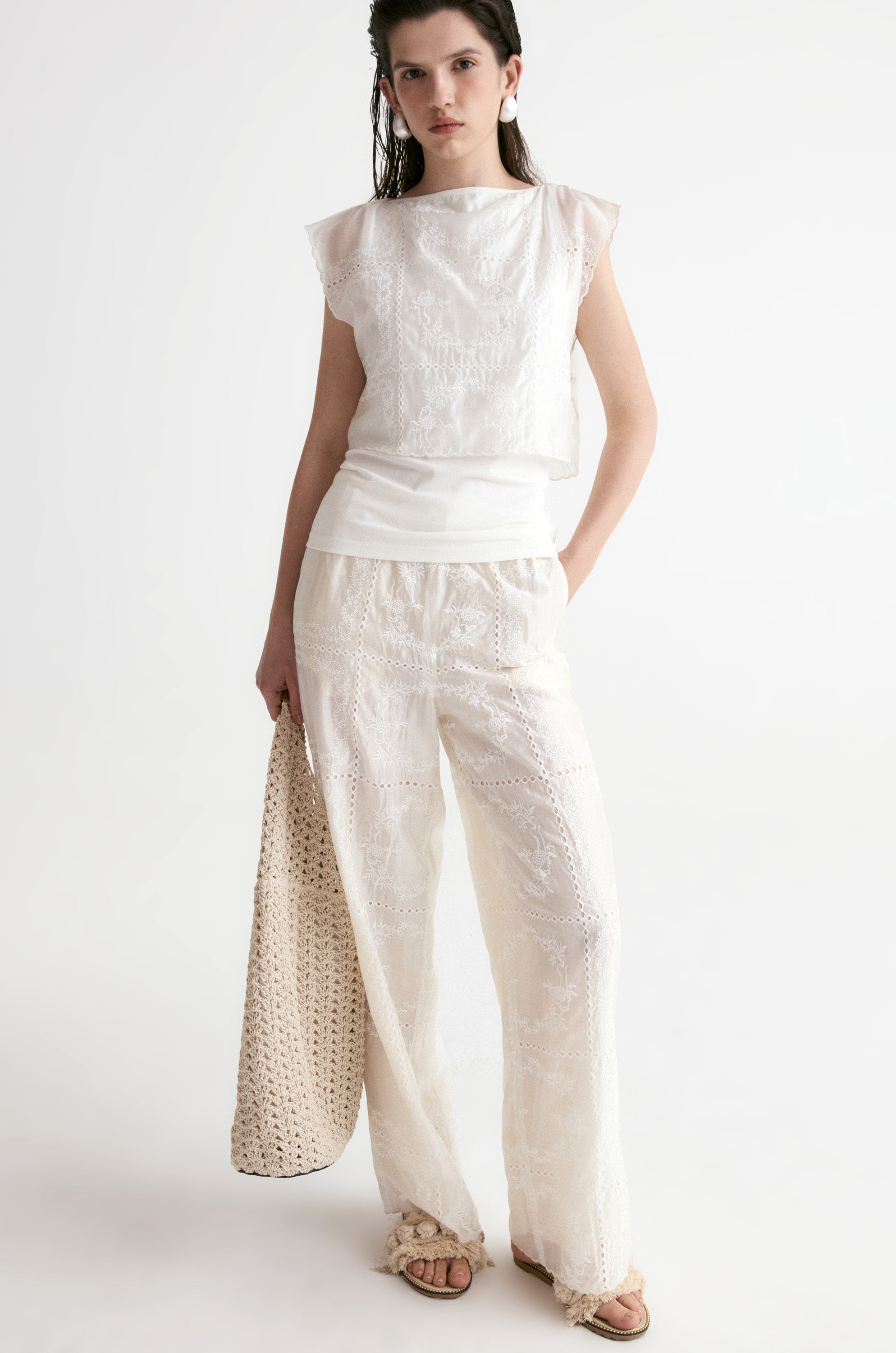 Cutwork Embroidery Top