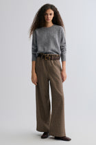 Buttery Boxy Brushed Wool Sweater Grey