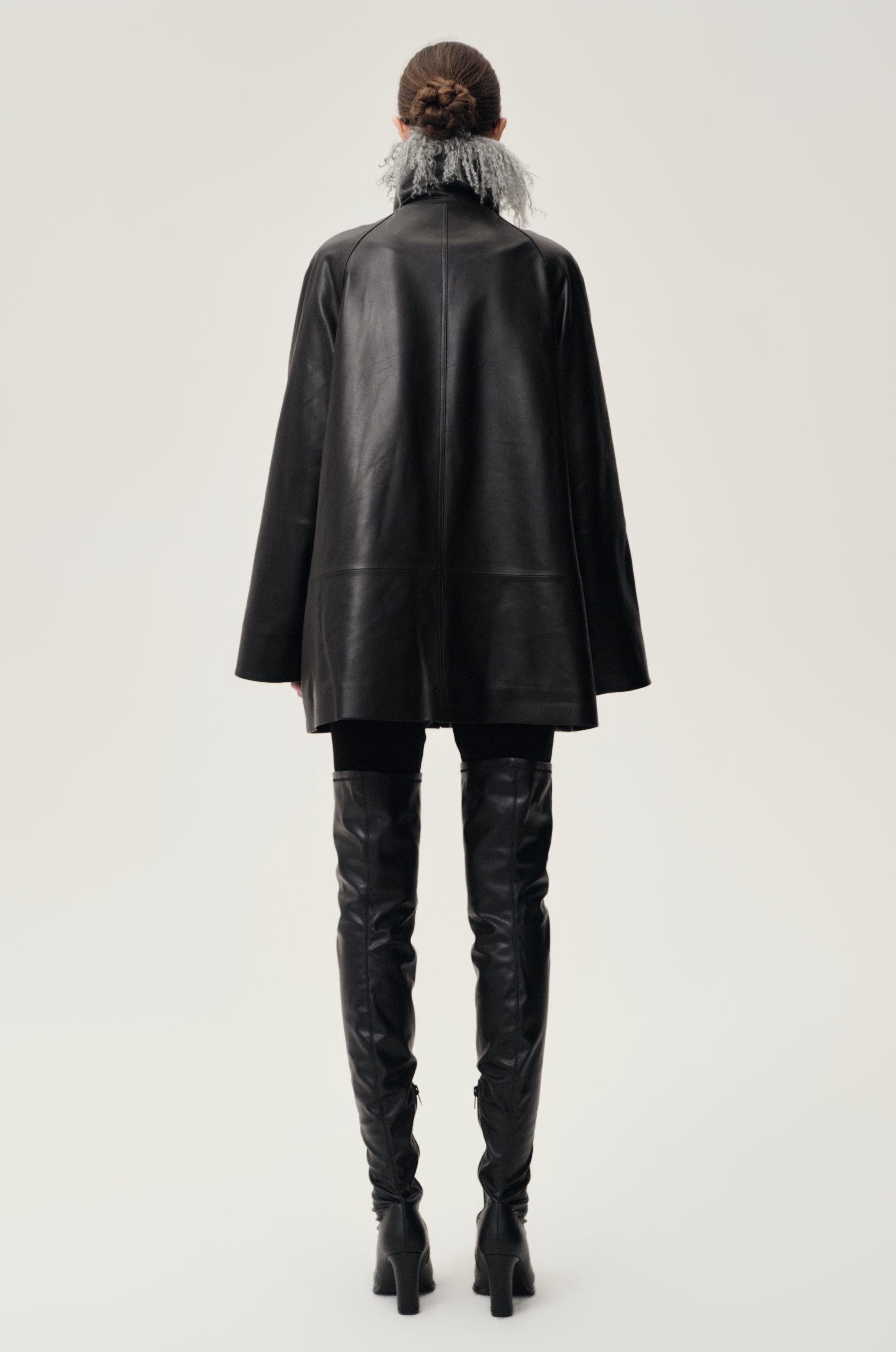 Celestine Leather Jacket Black