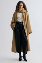 Oversized Double-faced Scarf Coat Hazel