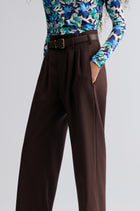 Relaxed Gabardine Trousers Almandine