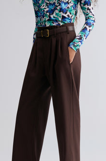 Relaxed Gabardine Trousers Almandine