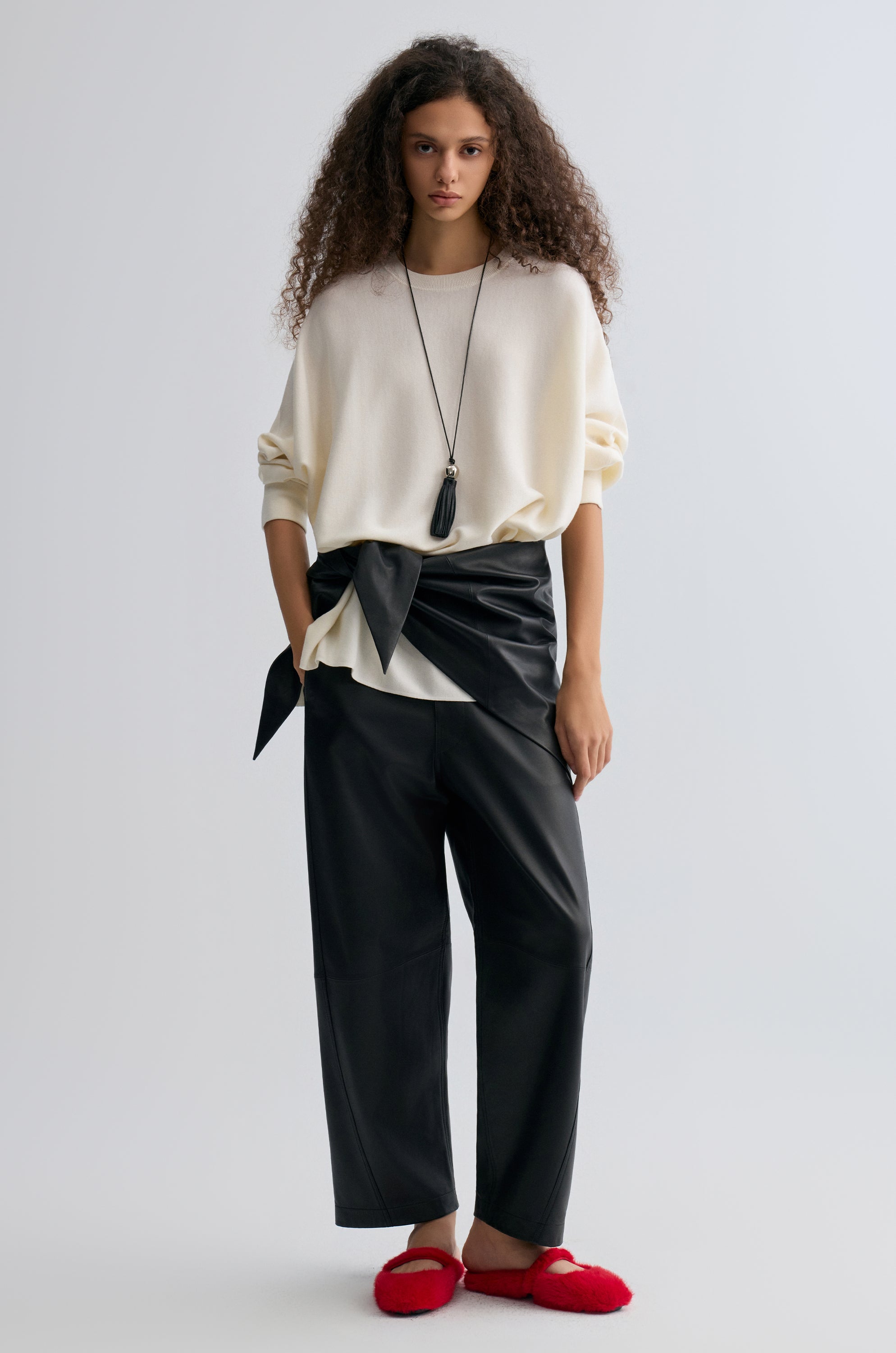 Cozy Merino Wool Sweater Cream