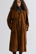 Bonnie Trenchcoat in Suede