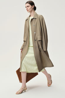 Zephy Trench Hay Green