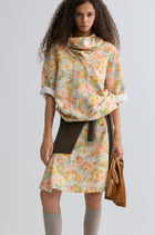 Floral Print Scarf Top