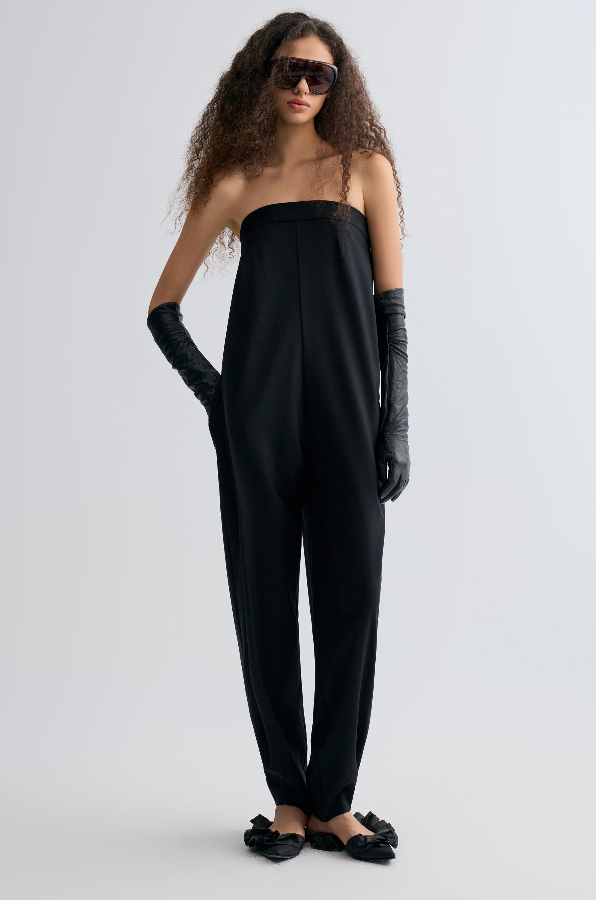 Strapless Tailored Jumpsuit