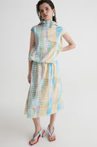 Amalfi Checked Elasticated Dress