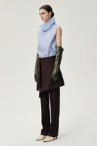 Layered Skirt Trousers Rum