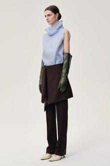 Layered Skirt Trousers Rum