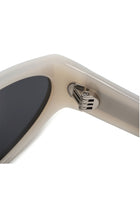 Winona Oval Sunglasses-White