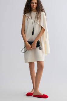 Opera Cape Dress Ivory