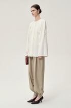 Sculptural Shaped Shirt Off-White