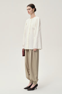 Sculptural Shaped Shirt Off-White