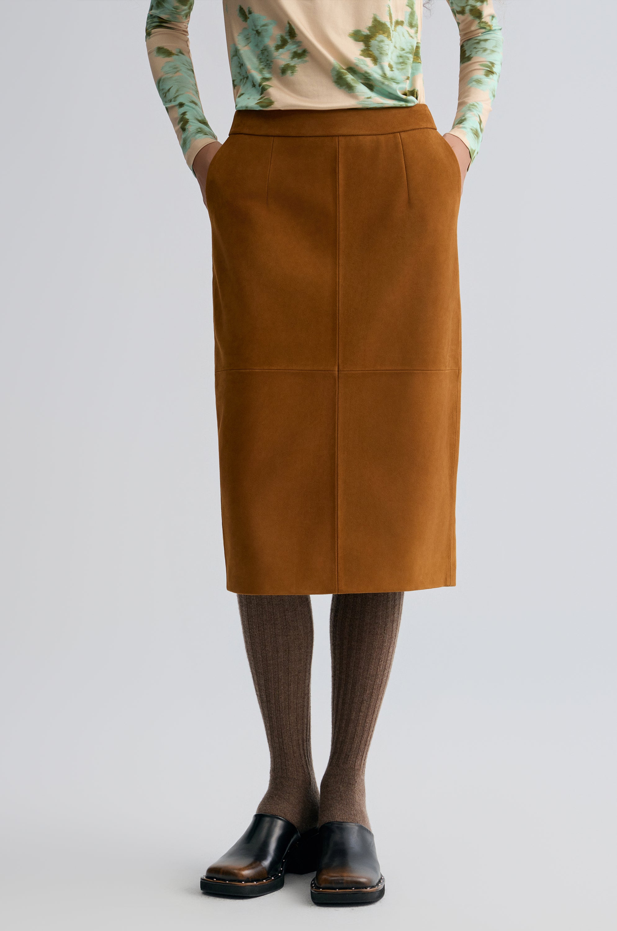 Bonnie Skirt in Suede