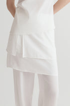 2in1 Set Trousers-White