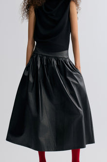 Waxed Cotton Full Skirt