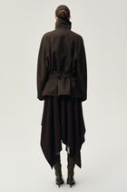 Retro Wool Jacket Black Olive