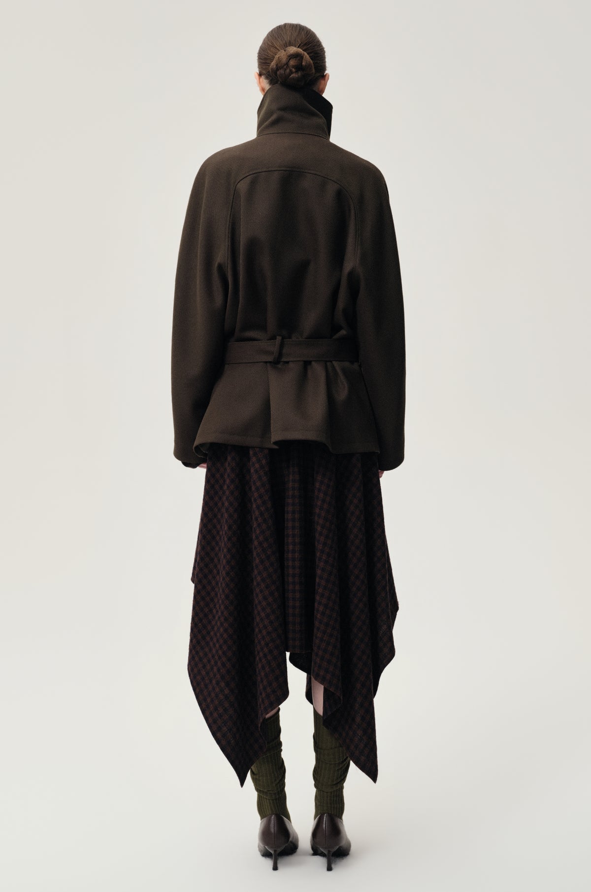 Retro Wool Jacket Black Olive