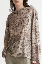 Boho Paisley Linen T-shirt