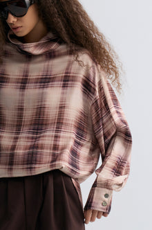Check Printed Blouse