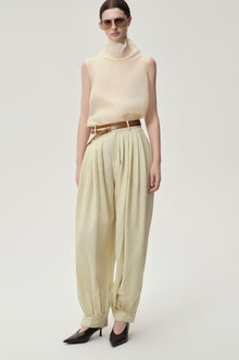 Balloon Pleat Trousers Butter