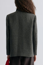 Boxy Check Blazer