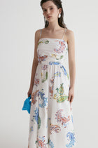 Santorini Paisley Cami Dress