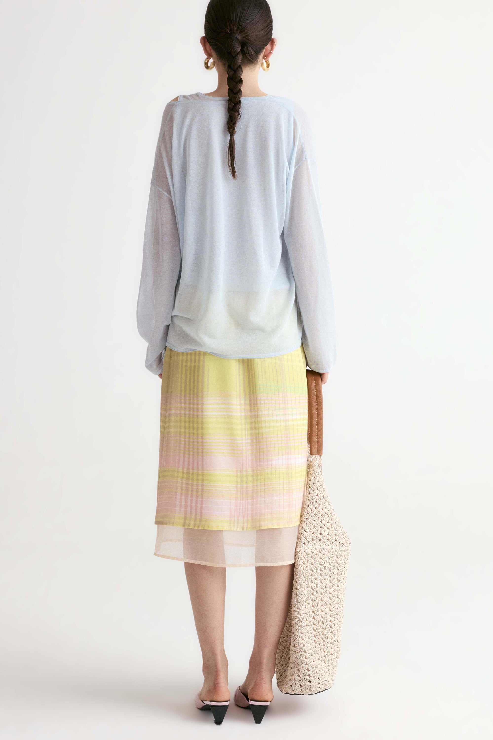 Two-piece Sweater-Ice Blue