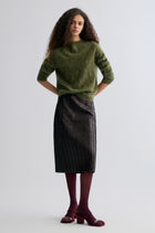 Snake Faux Leather Skirt