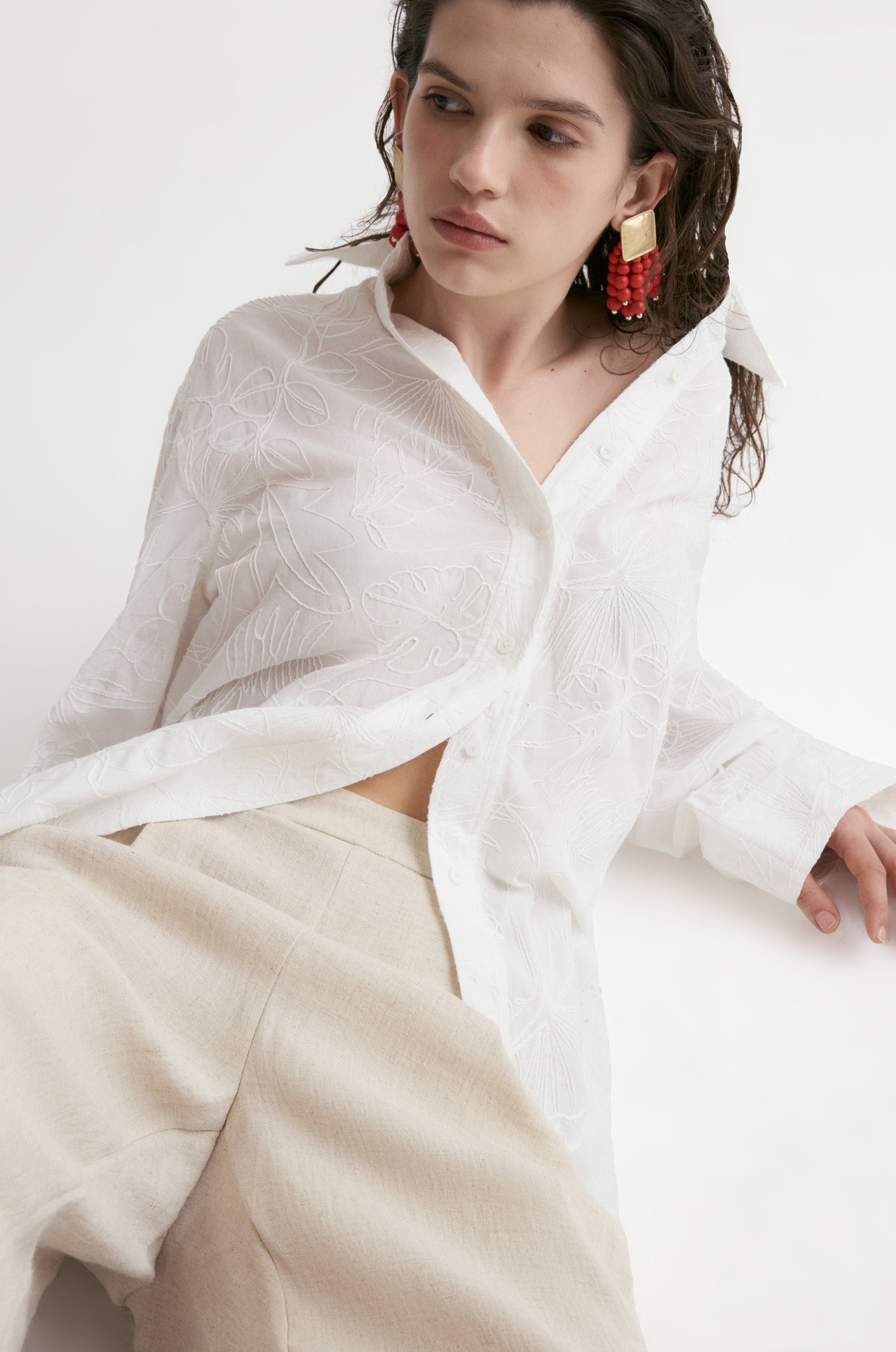 Majorelle Embroidered Shirt