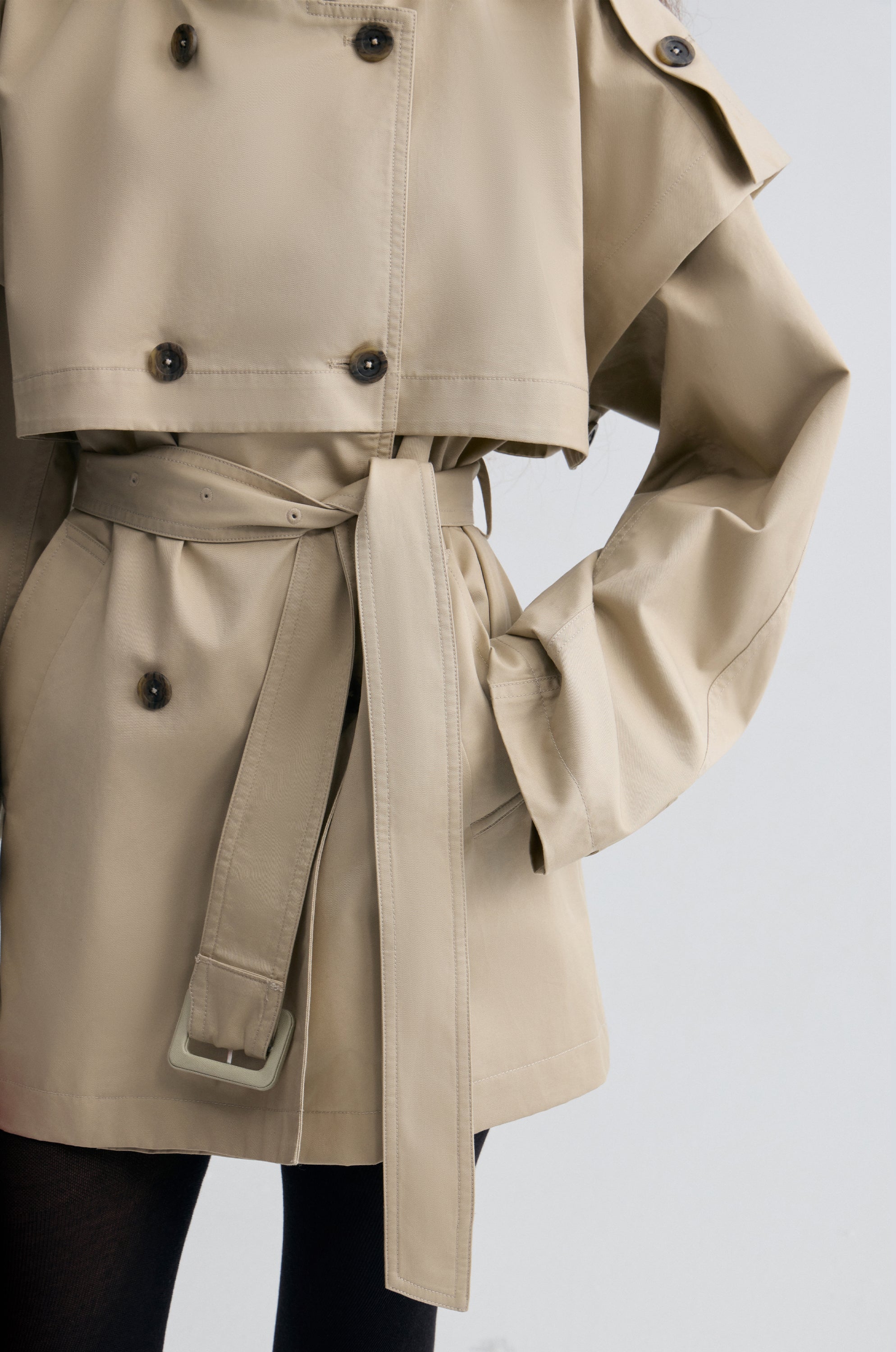 Cape Trench Jacket | Front Row Shop