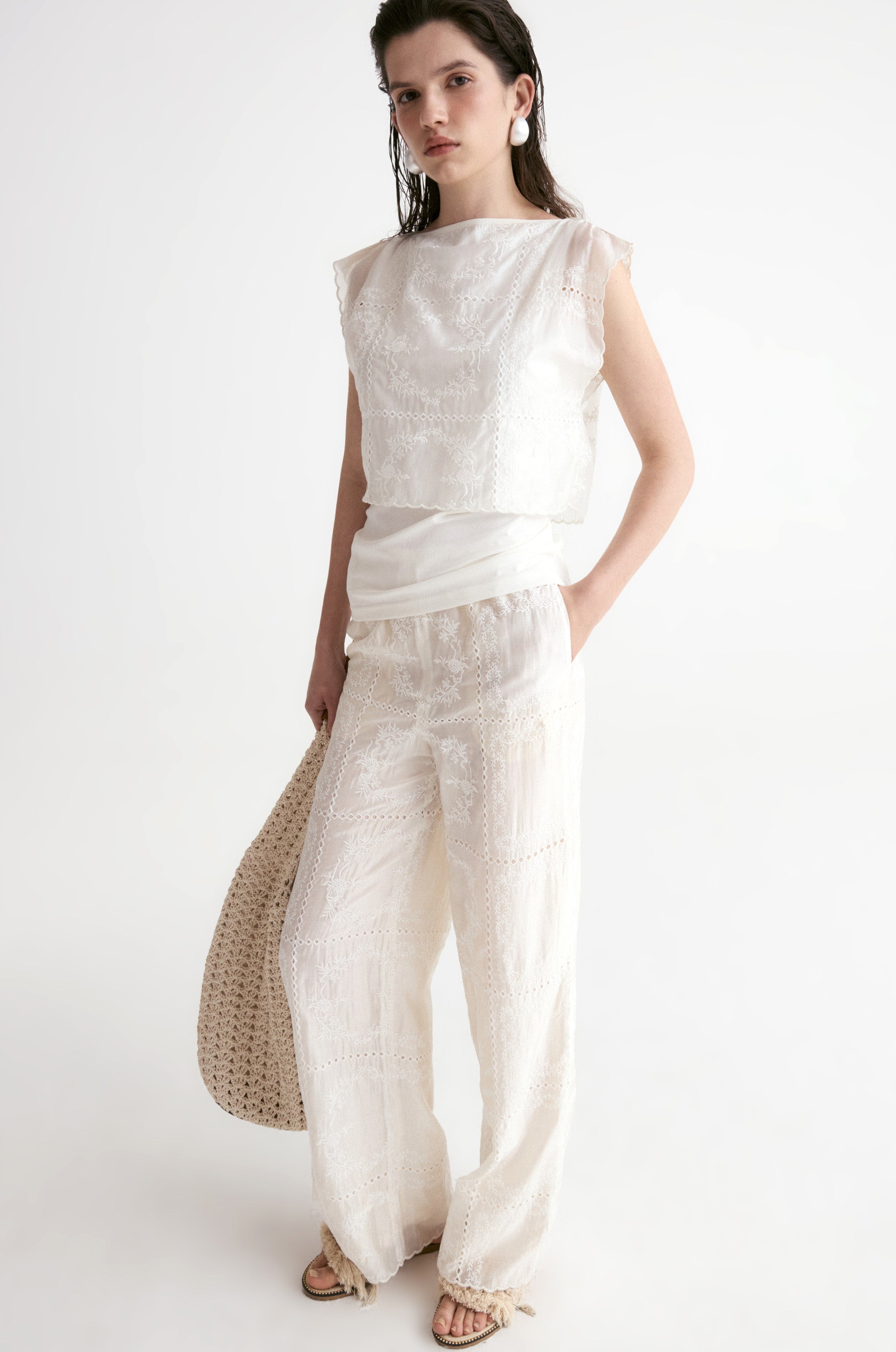 Cutwork Embroidery Top