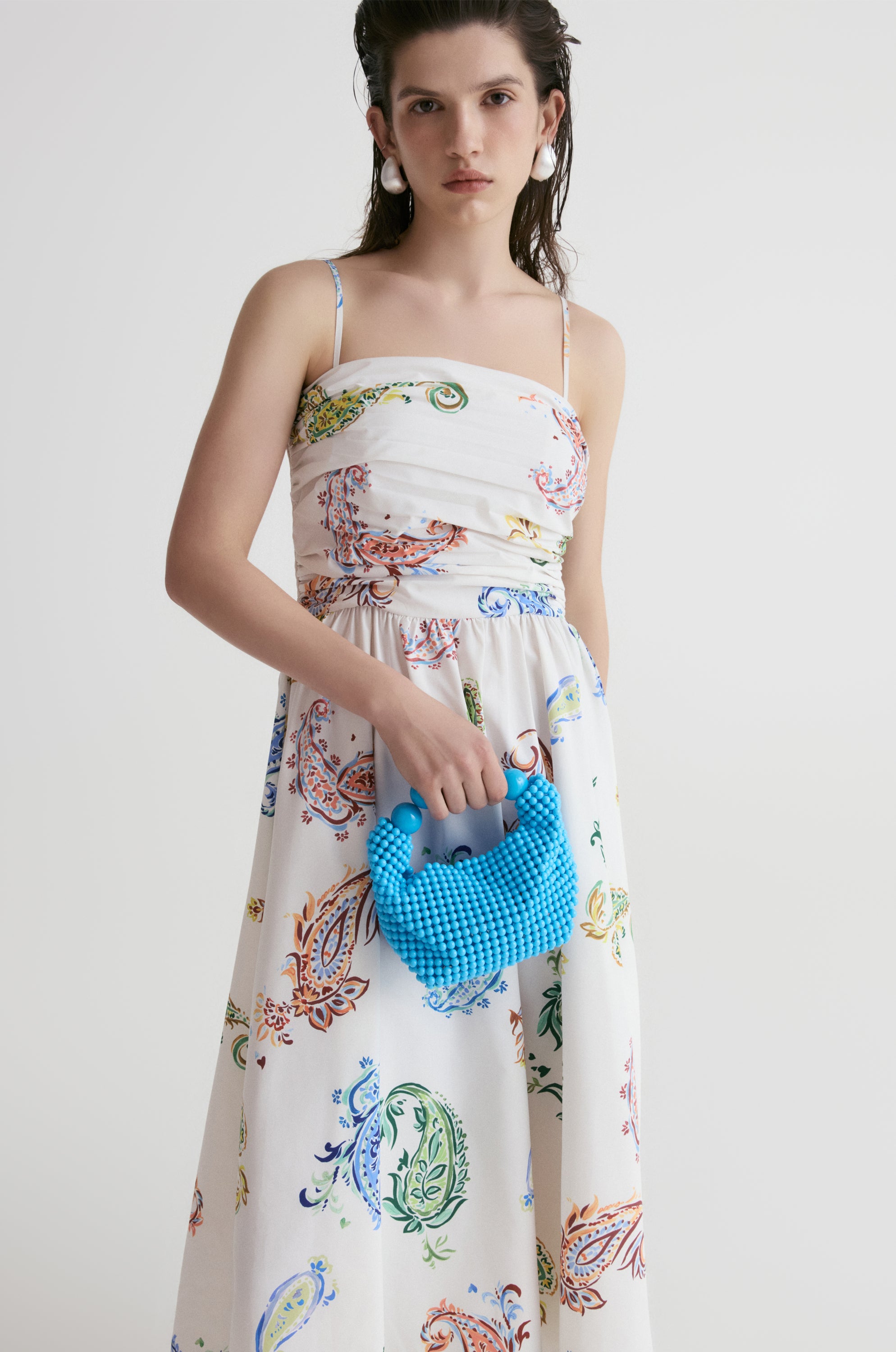 Santorini Paisley Cami Dress